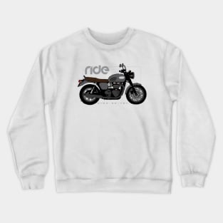 Ride t120 black bw Crewneck Sweatshirt